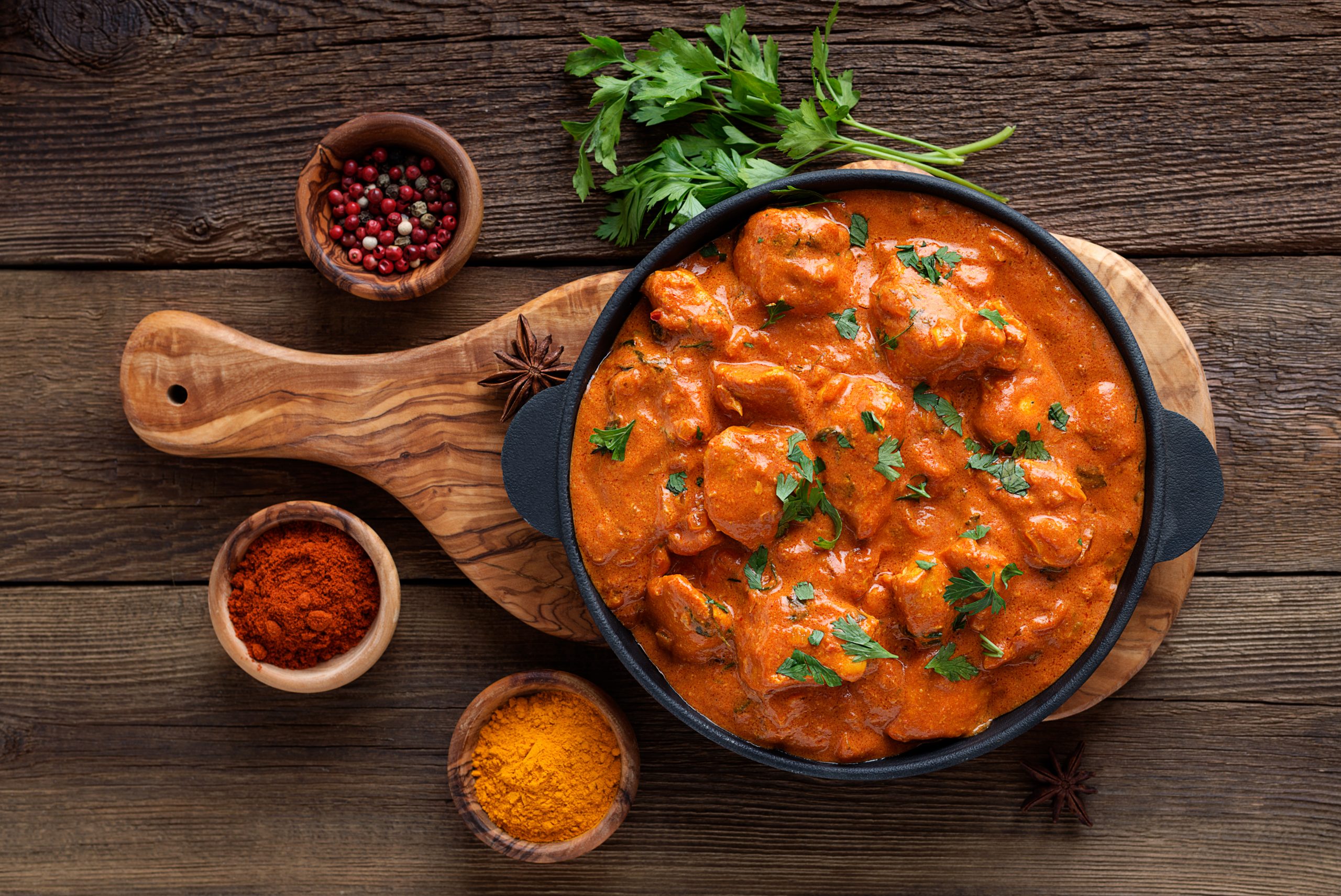Tasty,Butter,Chicken,Curry,Dish,From,Indian,Cuisine.