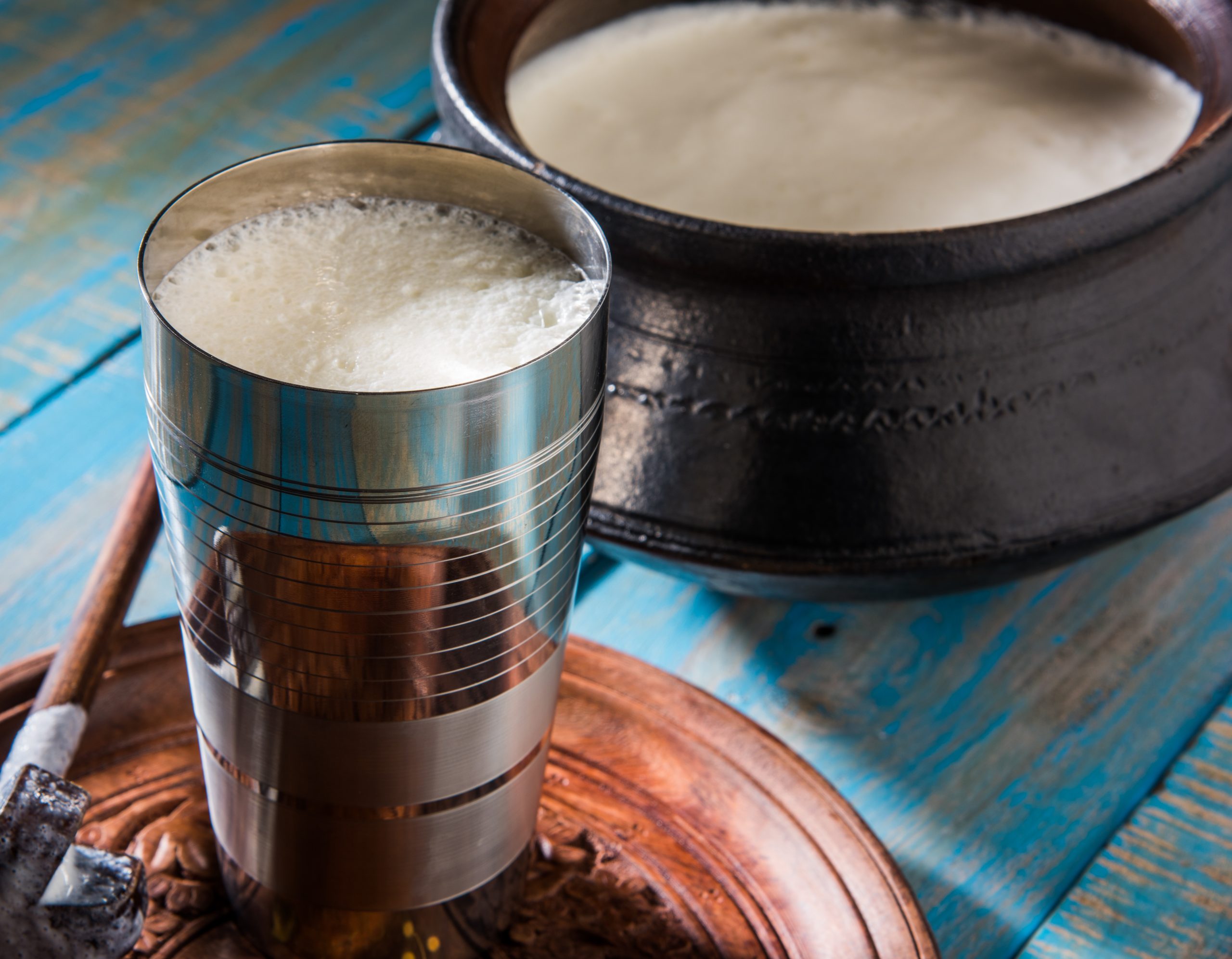 Indian,Sweet,Lassi,Made,Up,Of,Milk,,Curd,,Sugar,And